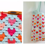Granny Hearts Stitch Crochet Patterns