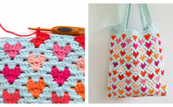 Granny Hearts Stitch Crochet Patterns