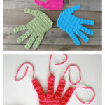 Hand Motif Free Crochet Pattern