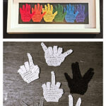 Hand Motif Free Crochet Pattern