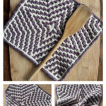 Mosaic Starburst Washcloth Free Crochet Pattern and Video Tutorial
