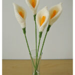 Peace Lily Flower Free Crochet Pattern