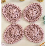 Puff Flower Easter Egg Free Crochet Pattern