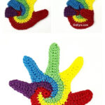 Swirly Hand Free Crochet Pattern and Video Tutorial
