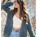 Towhee Cardigan Free Crochet Pattern and Video Tutorial