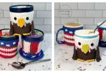 Americana Ice Cream Cozies Free Crochet Pattern