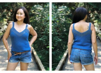 Chevron Tank Top Free Crochet Pattern and Video Tutorial