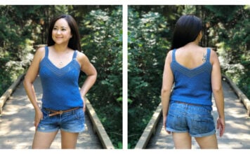 Chevron Tank Top Free Crochet Pattern and Video Tutorial