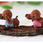 Dachshund Dog Amigurumi Free Crochet Pattern