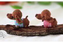 Dachshund Dog Amigurumi Free Crochet Pattern