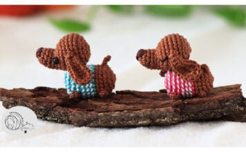 Dachshund Dog Amigurumi Free Crochet Pattern
