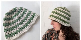 Granny Bucket Hat Free Crochet Pattern