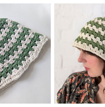 Granny Bucket Hat Free Crochet Pattern