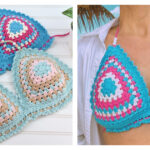 Halter Bikini Top Free Crochet Pattern