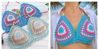 Halter Bikini Top Free Crochet Pattern