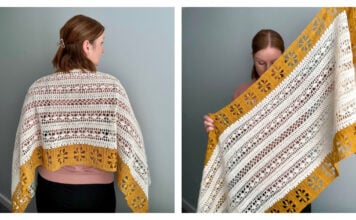 Heart of Rose Shawl Free Crochet Pattern and Video Tutorial