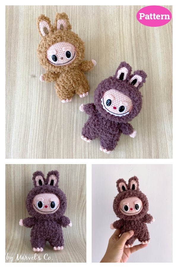 Labubu Amigurumi Crochet Pattern