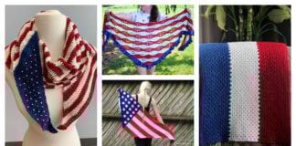 Patriotism Shawl Crochet Patterns