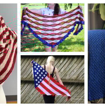 Patriotism Shawl Crochet Patterns