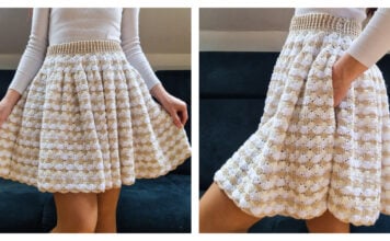 Shell Stitch Skirt Crochet Pattern and Video Tutorial