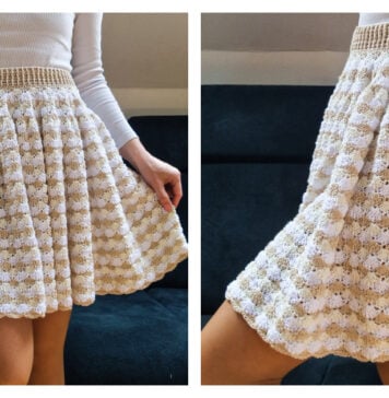 Shell Stitch Skirt Crochet Pattern and Video Tutorial