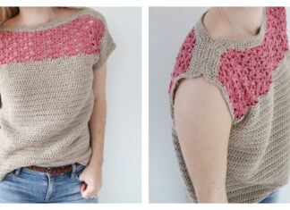 Summer Haze Tee Free Crochet Pattern and Video Tutorial