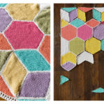 Tumbling Hexagons Blanket Free Crochet Pattern