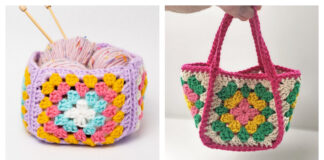 10+ Granny Square Basket Crochet Patterns