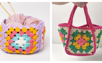 10+ Granny Square Basket Crochet Patterns
