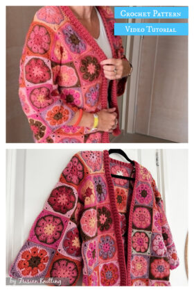 African Flower Sweater Crochet Patterns