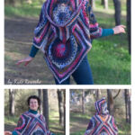 Aura Vibes Poncho Free Crochet Pattern