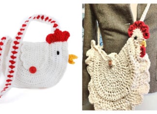 Chicken Shaped Bag Crochet Patterns