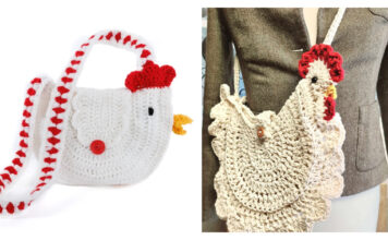 Chicken Shaped Bag Crochet Patterns