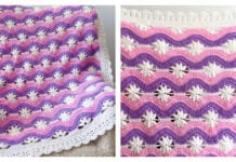 Field of Daisies Blanket Free Crochet Pattern and Video Tutorial