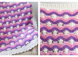Field of Daisies Blanket Free Crochet Pattern and Video Tutorial