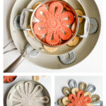 Flower Power Pan Protectors Free Crochet Pattern and Video Tutorial