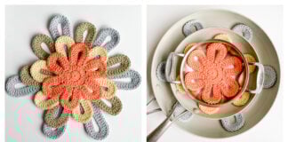 Flower Power Pan Protectors Free Crochet Pattern and Video Tutorial