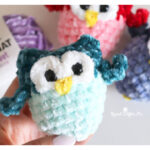 Mini Owl Keychains Free Crochet Pattern and Video Tutorial