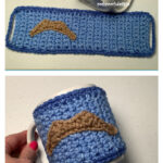 Mustache Coffee Cozies Free Crochet Pattern and Video Tutorial