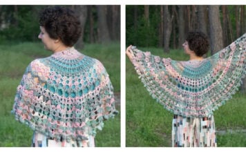 Romance Shawl Free Crochet Pattern