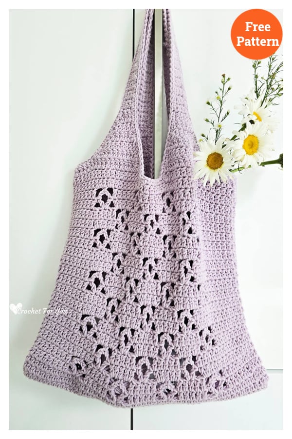 Simple Style Tote Bag Free Crochet Pattern