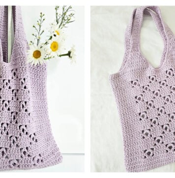 Simple Style Tote Bag Free Crochet Pattern