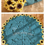 Sunflower Bouquet Blanket Crochet Pattern