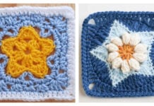 Twinkle Star Granny Square Crochet Patterns