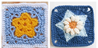 Twinkle Star Granny Square Crochet Patterns