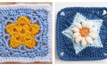 Twinkle Star Granny Square Crochet Patterns