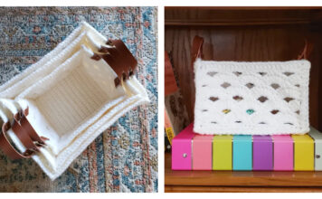 Arcade Nesting Baskets Free Crochet Pattern