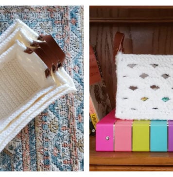 Arcade Nesting Baskets Free Crochet Pattern
