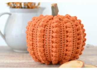 Bobble Stitch Pumpkin Free Crochet Pattern