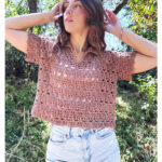 Boxy Blooms Pullover Free Crochet Pattern and Video Tutorial